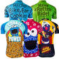 Sesame Street Big Bird & Snuffy Men's Cycling Jersey (2XL, 3XL)