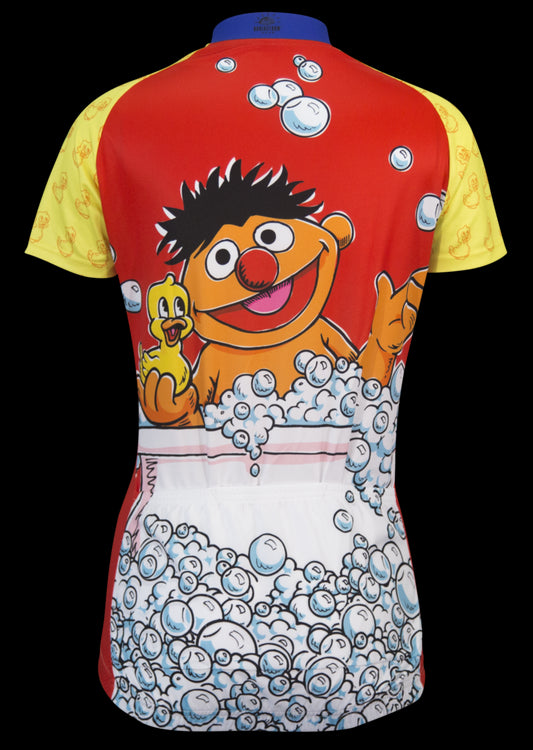 Sesame Street Bert & Ernie Women's Cycling Jersey (S, M, L, XL, 2XL)