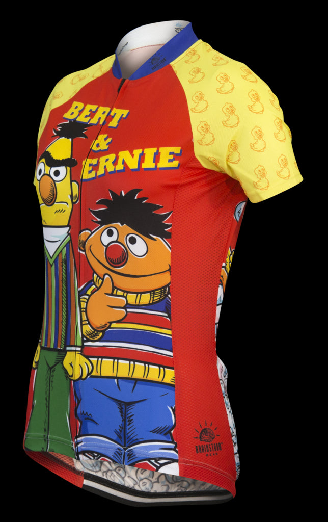 Sesame Street Bert & Ernie Women's Cycling Jersey (S, M, L, XL, 2XL)