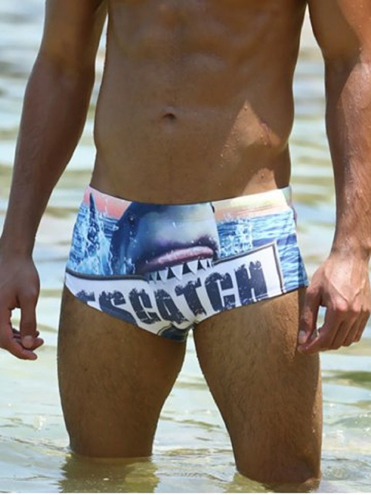 Shark Print Bikini Swimwear