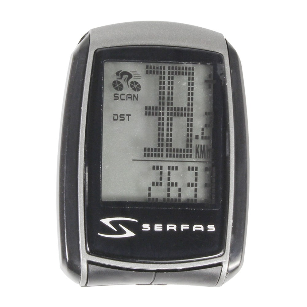 Serfas Level 2 15-Function Wired Ultra Slim Design Cycling Computer - Si-20