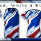 INKnBURN Men's RWB Singlet (S, M, L, 2XL)