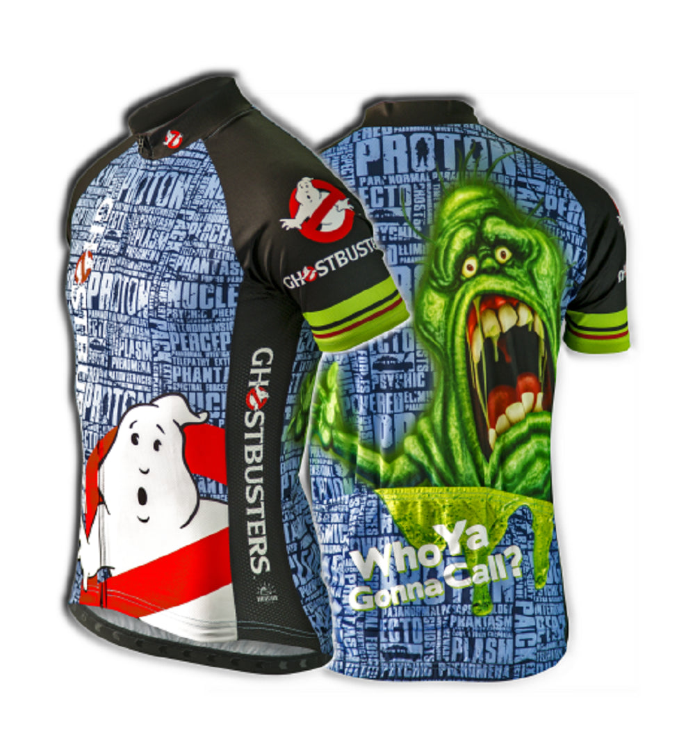 Ghostbusters Slimer Men's Cycling Jersey (S, M, 3XL)