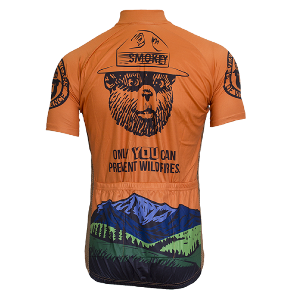 Smokey Bear Men's Cycling Jersey (Small)