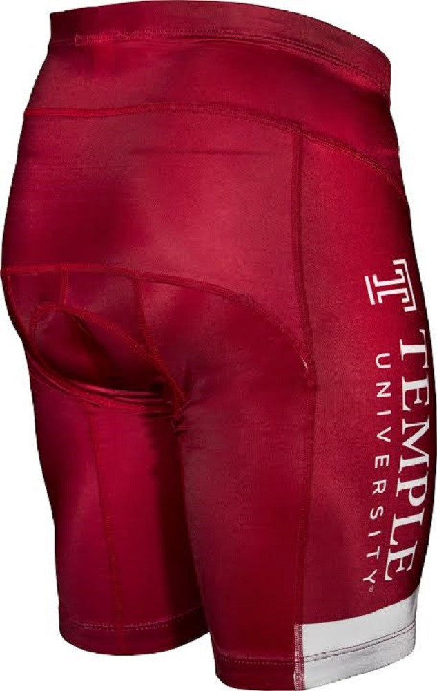 Temple Owls Men's Cycling Shorts (Small)