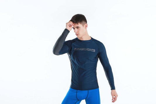 QUIKSILVER UV Protection Men's Lycra Long Sleeve Rashguard