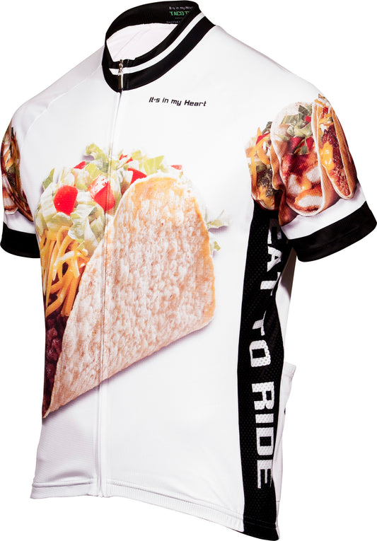 Taco Time Men's Road Cycling Jersey (XS, S, M, L, XL, 2XL)