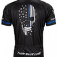 Thin Blue Line Men's Road Cycling Jersey (S, M, L, XL, 2XL, 3XL)