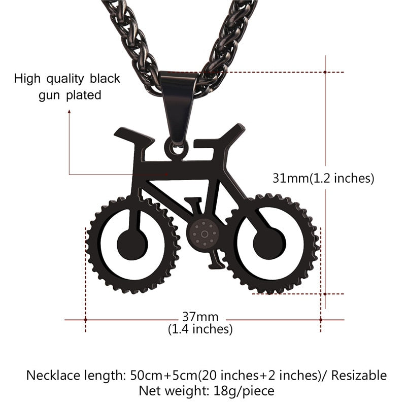 Bicycle Necklace