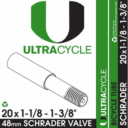 ULTRACYCLE Schrader Valve Bicycle Tire Inner Tube