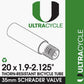 ULTRACYCLE TRIPLE-THICK/PUNCTURE RESISTANT Bicycle Tire Inner Tube