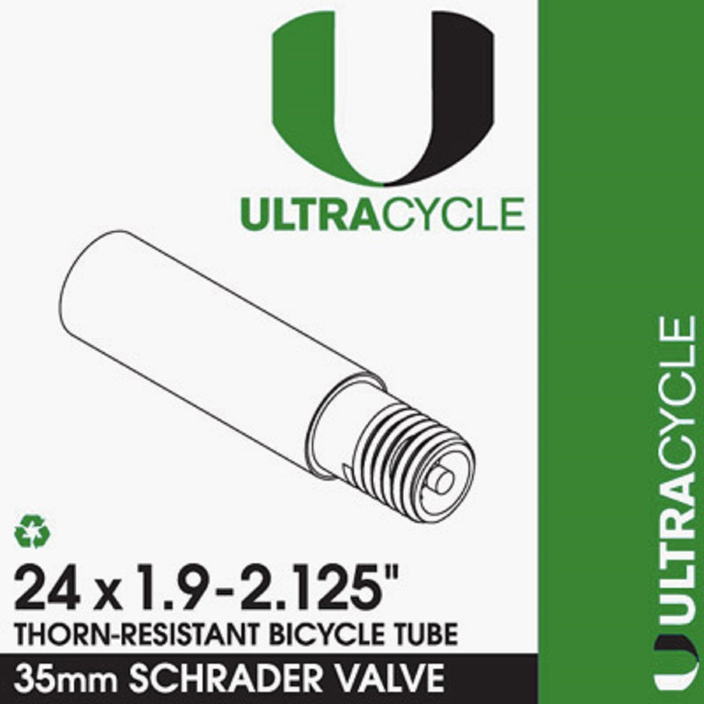 ULTRACYCLE TRIPLE-THICK/PUNCTURE RESISTANT Bicycle Tire Inner Tube