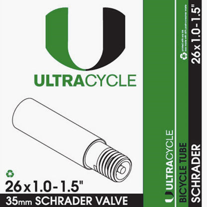 ULTRACYCLE Schrader Valve Bicycle Tire Inner Tube