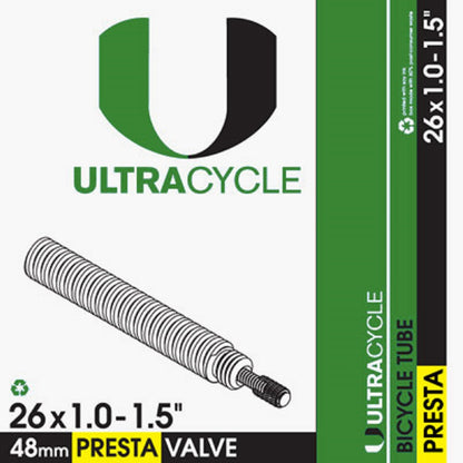 ULTRACYCLE Presta Valve Bicycle Tire Inner Tube