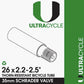 ULTRACYCLE TRIPLE-THICK/PUNCTURE RESISTANT Bicycle Tire Inner Tube