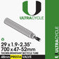 ULTRACYCLE TRIPLE-THICK/PUNCTURE RESISTANT Bicycle Tire Inner Tube