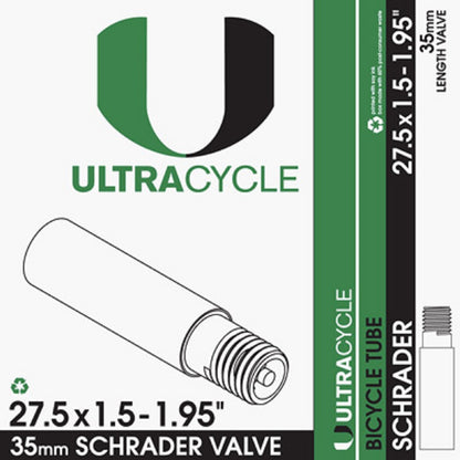 ULTRACYCLE Schrader Valve Bicycle Tire Inner Tube