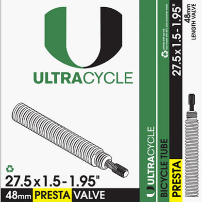 ULTRACYCLE Presta Valve Bicycle Tire Inner Tube