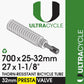 ULTRACYCLE TRIPLE-THICK/PUNCTURE RESISTANT Bicycle Tire Inner Tube