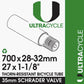 ULTRACYCLE TRIPLE-THICK/PUNCTURE RESISTANT Bicycle Tire Inner Tube