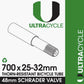 ULTRACYCLE TRIPLE-THICK/PUNCTURE RESISTANT Bicycle Tire Inner Tube