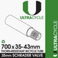 ULTRACYCLE TRIPLE-THICK/PUNCTURE RESISTANT Bicycle Tire Inner Tube