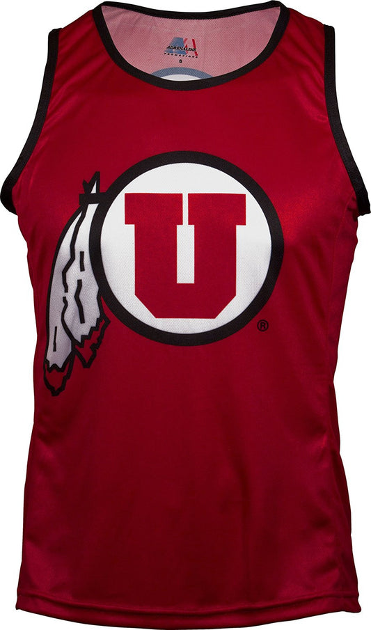 Utah Runnin Utes Men's RUN/TRI Singlet (XS, S, M, XL, 2XL, 3XL)