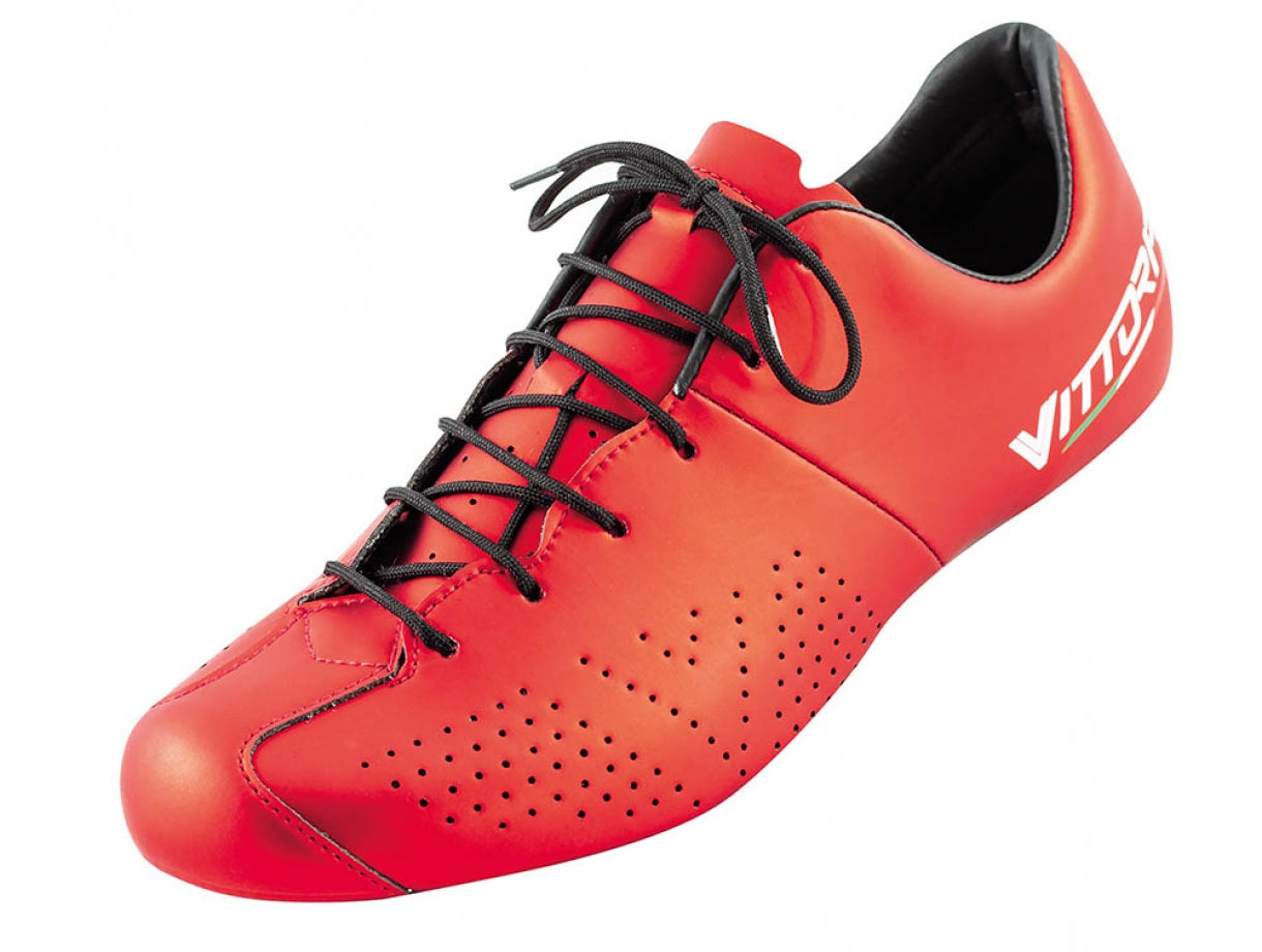 Vittoria Mondiale MTB Cycling Shoes SPD Soles (Red)