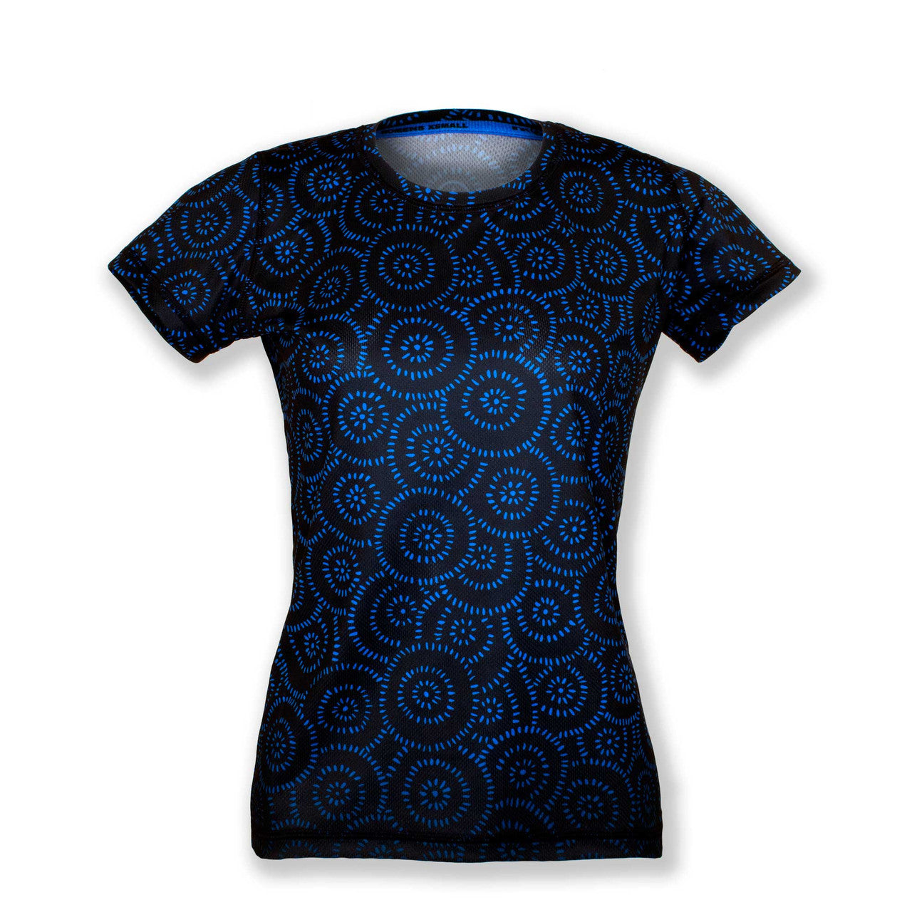 INKnBURN Women's Concentric Circles Tech Shirt (XS, 2XL)