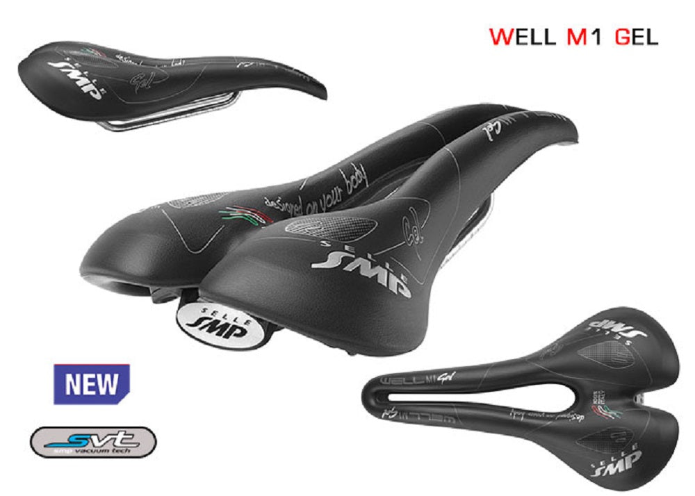 Selle SMP Well M1 Gel Saddle (Black)