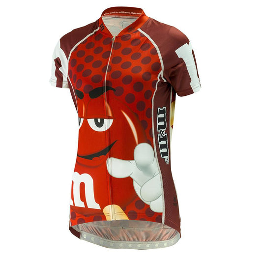 M&M's "Signature" Women's Cycling Jersey - Red - Large - 50% OFF!