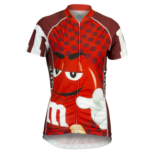 M&M's "Signature" Women's Cycling Jersey - Red - Large - 50% OFF!
