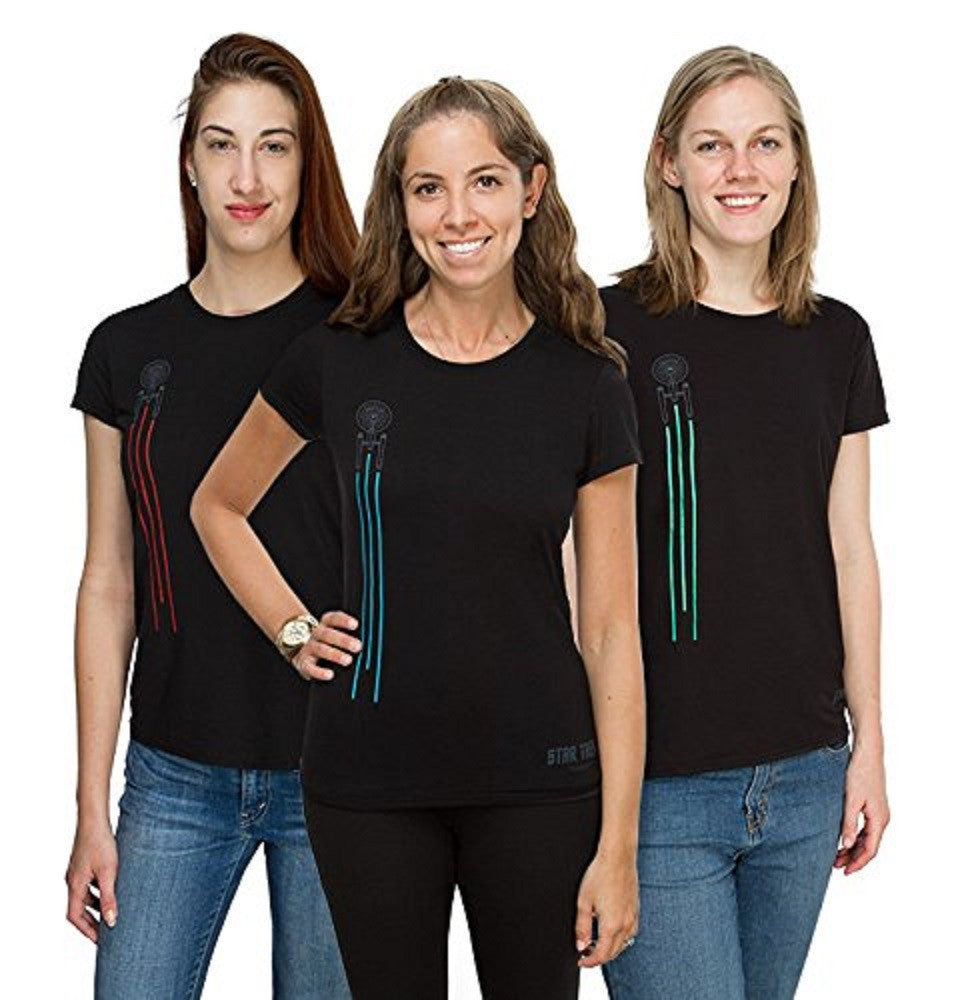 Star Trek Warp Factor Women's Tech Shirt (S, M, L, XL, 2XL)