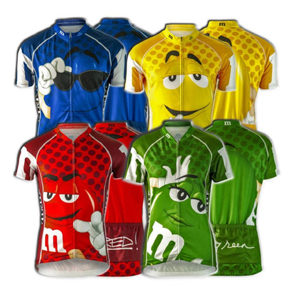 M&M's Signature Men's Cycling Jersey (S, M, L, XL, 2XL, 3XL)