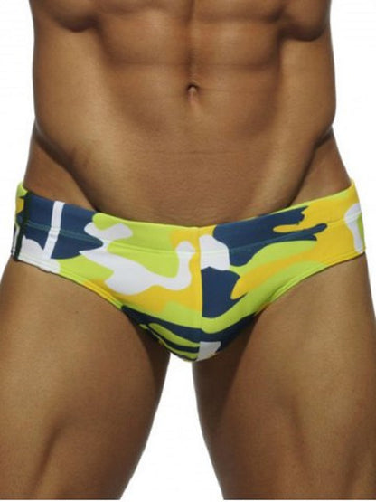 Drawstring Camo Bikini Swimwear