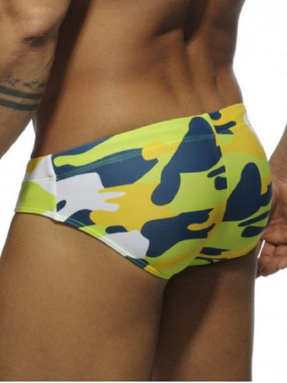 Drawstring Camo Bikini Swimwear