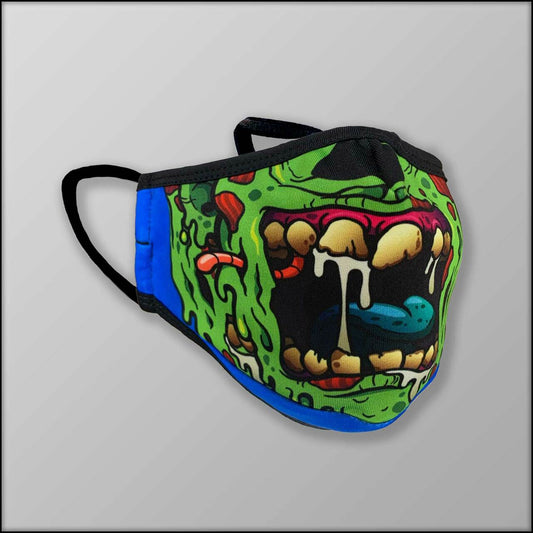 INKnBURN Zombie 3-Layer Face Mask