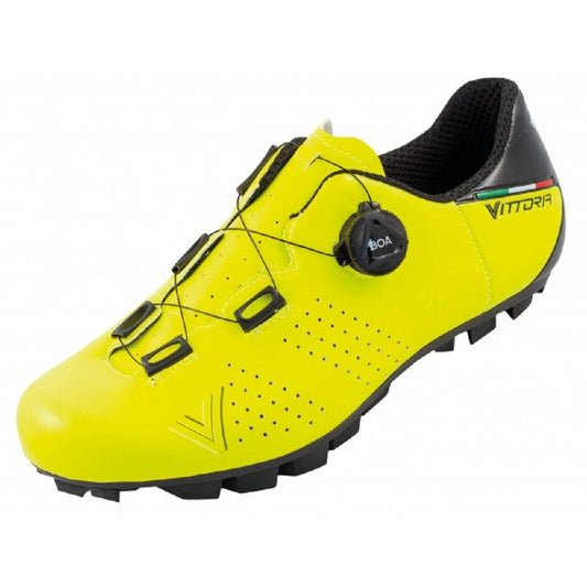 Vittoria Alise' Performance MTB Cycling Shoes (YELLOW FLURO) 38, 38.5, 39, 39.5, 40, 41, 41.5