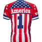America One Men's Cycling Jersey (S, M, L, XL, 2XL)