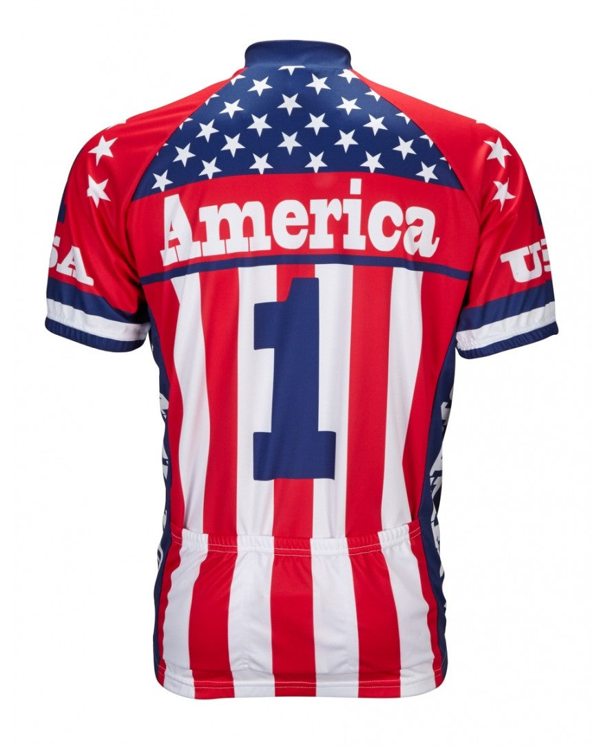 America One Men's Cycling Jersey (S, M, L, XL, 2XL)