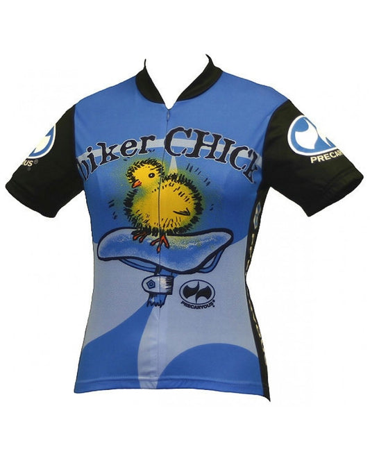 Biker Chick Cycling Jersey - Blue (S, M, L, XL)