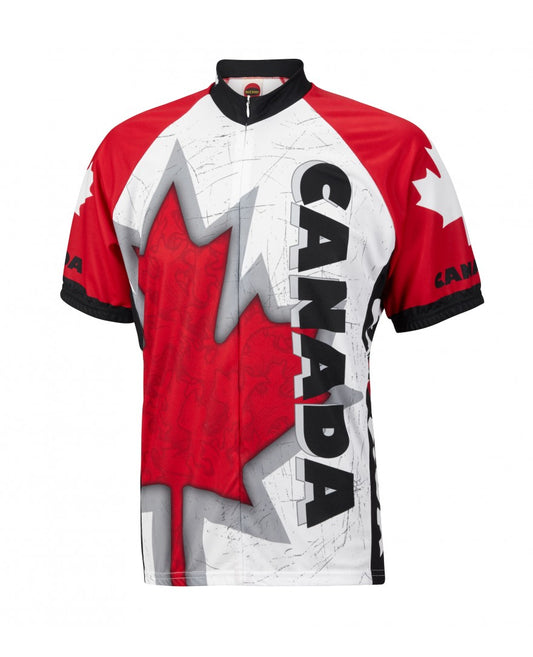 Canada Maple Leaf Men's Cycling Jersey (S, M, L, XL, 2XL, 3XL)