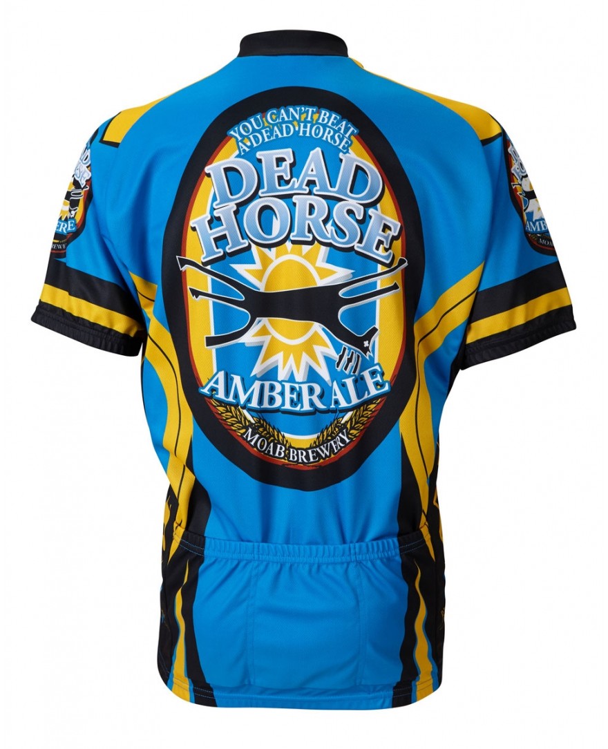 Moab Brewery Dead Horse AMBER ALE Men's Cycling Jersey (S, M, L, XL, 2XL, 3XL)