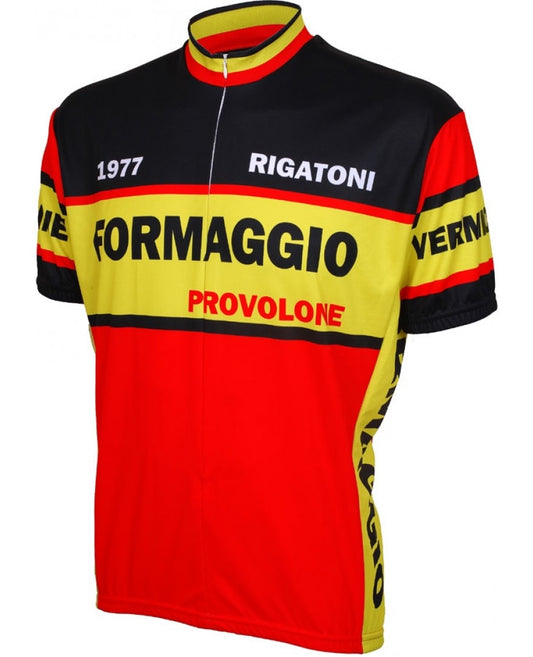 Formaggio 1977 Retro Cycling Jersey (S, M, L, XL, 2XL, 3XL)