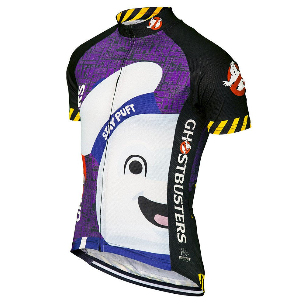 Ghostbusters Stay Puft Men's Cycling Jersey MEDIUM - 50% OFF!
