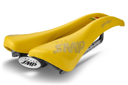 Selle SMP Glider Saddle with Carbon Rails (Yellow)