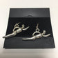 Women Swimmers Charm Earrings