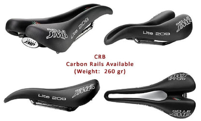 Selle SMP Lite 209 Bicycle Saddle (with Carbon Rails) DRAFT