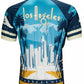 Los Angeles Men's Cycling Jersey (S, M, L, XL, 2XL, 3XL)