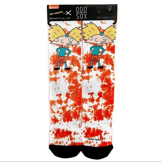 Men's Odd Sox Hey Arnold! Tie Dye Crew Socks